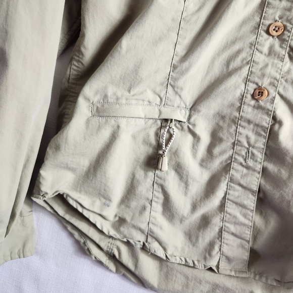 Gander Mountain Guide Series Button Front Cotton/Nylon Hiking Shirt Womens Small - Picture 7 of 12